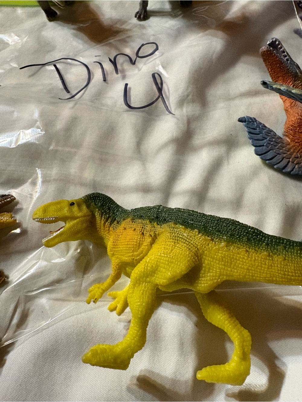 Yellow & Green Dinosaur Reptile Toy for Pets
